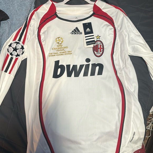 adidas Other - KAKA JERSEY 2007 AC MILAN CHAMPIONS LEAGUE FINAL LONG SLEEVE BRAND NEW WITH TAGS